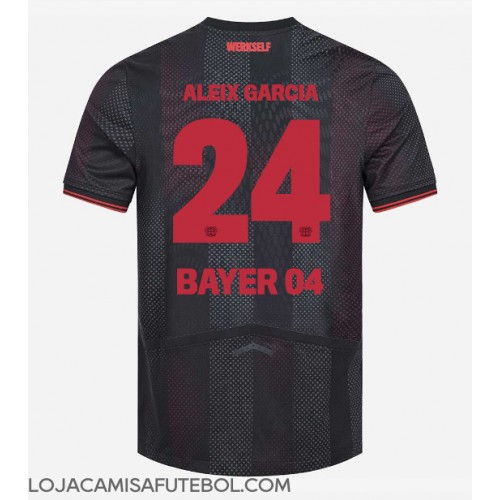 Camisa de Futebol Bayer Leverkusen Aleix Garcia #24 Equipamento Principal 2025-26 Manga Curta